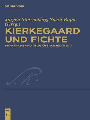 cover image of Kierkegaard und Fichte